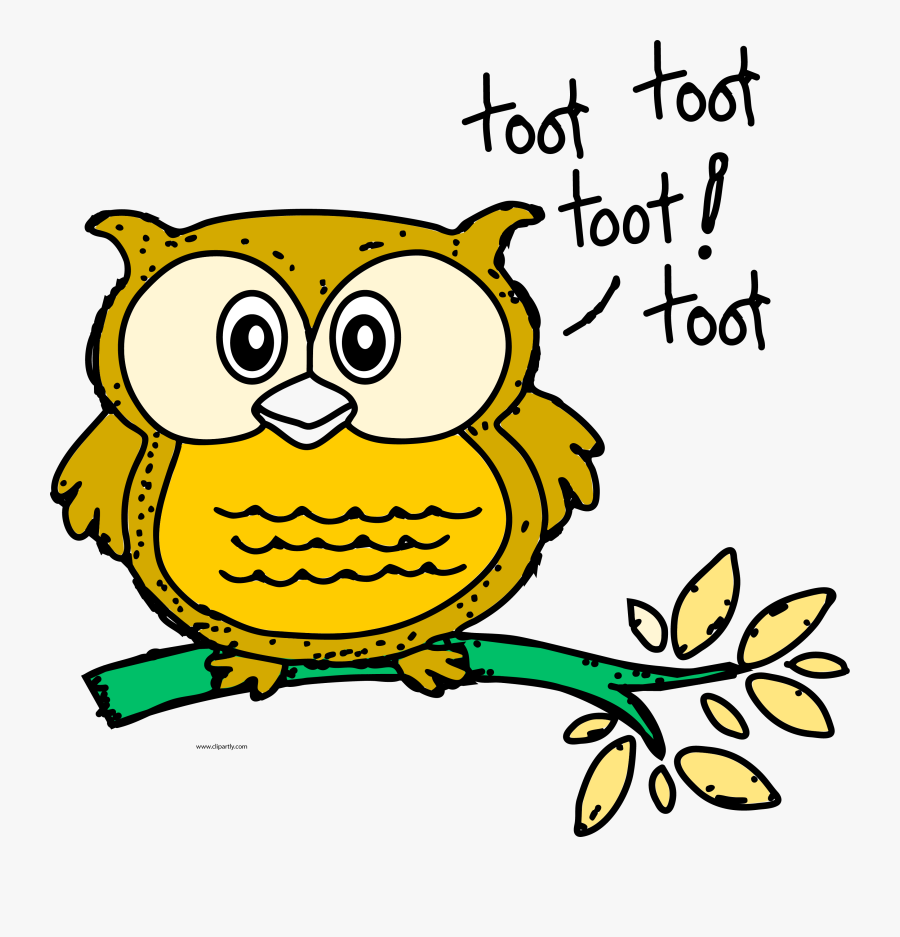 Transparent Png Owl - Owl Toot, Transparent Clipart