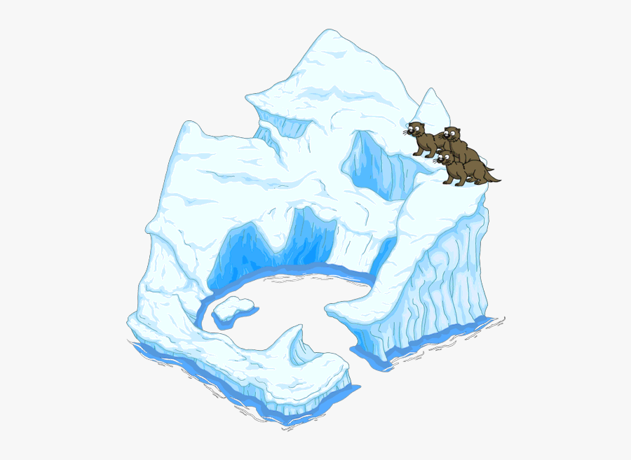 Transparent Iceberg Png - Illustration, Transparent Clipart