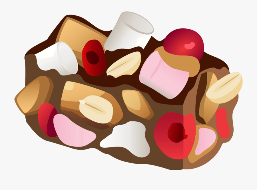 Picture Royalty Free Stock Smore Clipart Mini Marshmallow - Rocky Road Slice Clipart, Transparent Clipart
