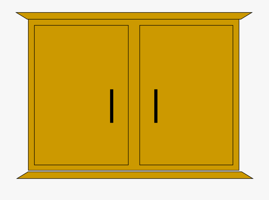 Cupboard Closet - Kitchen Cabinet Clipart, Transparent Clipart