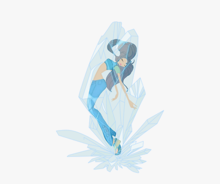 Freetoedit Winx Bloom Ice Iceberg - Illustration, Transparent Clipart