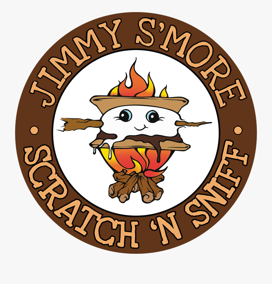 S"mores Whiffer Stickers Scratch & Sniff Stickers, Transparent Clipart