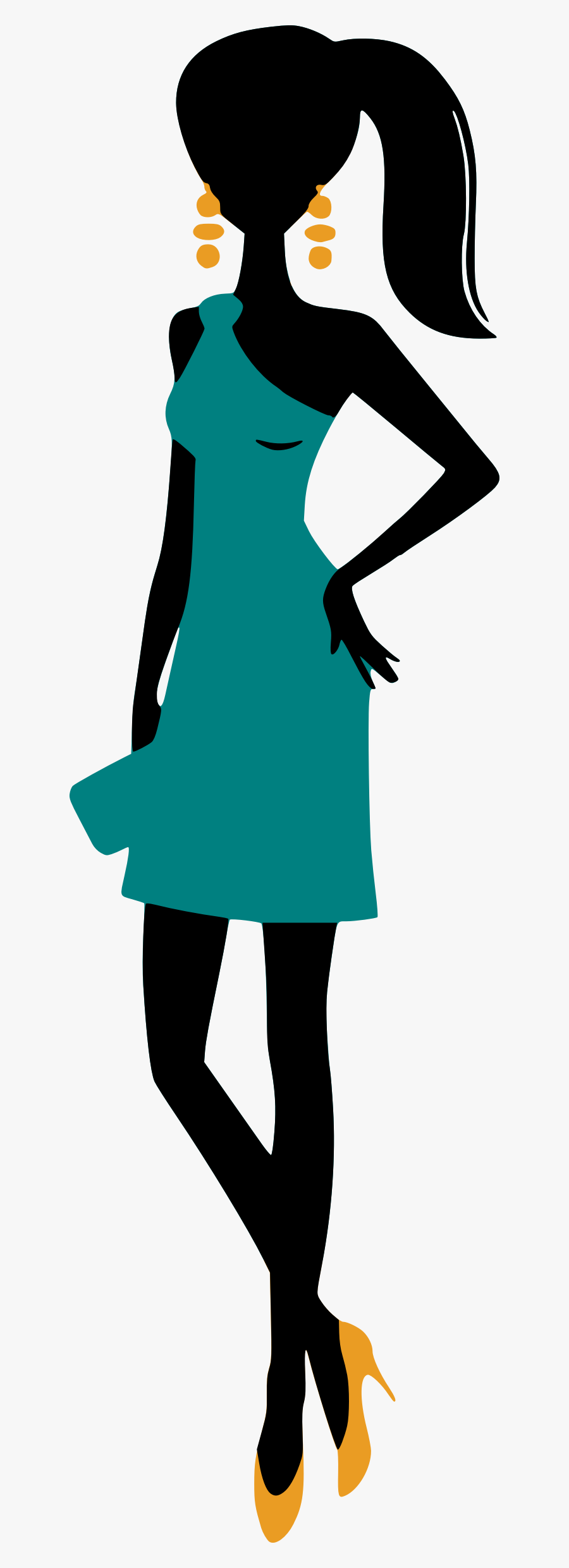 Closet Clipart Lady Clothes - Party Women Vector, Transparent Clipart