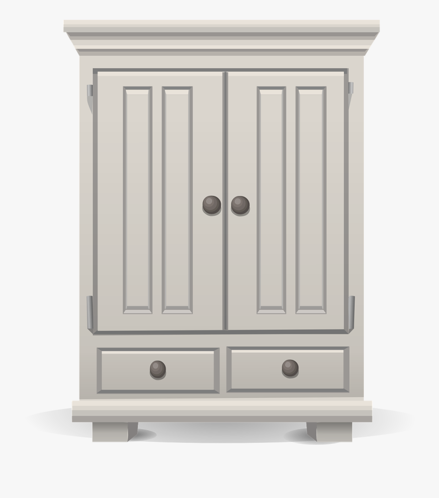 Tall White Cabinet From Glitch - Clipart Cupboard, Transparent Clipart
