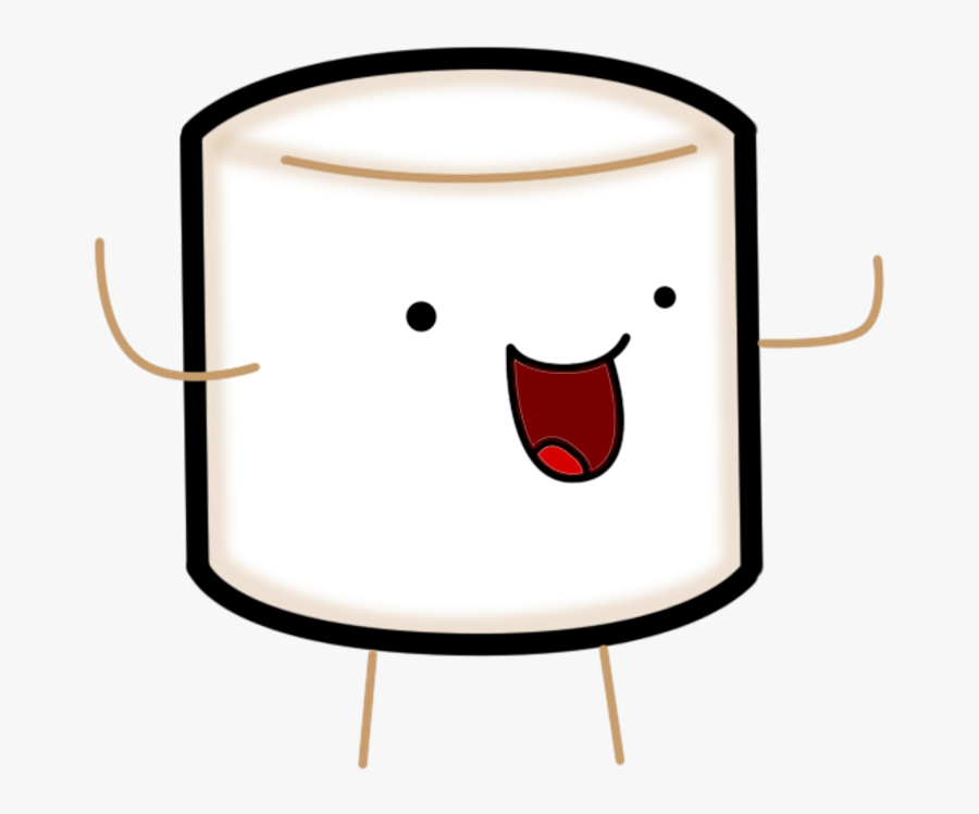 #marshmello #marshmallow #white #cute #smile #sweet - Marshmello Cute, Transparent Clipart