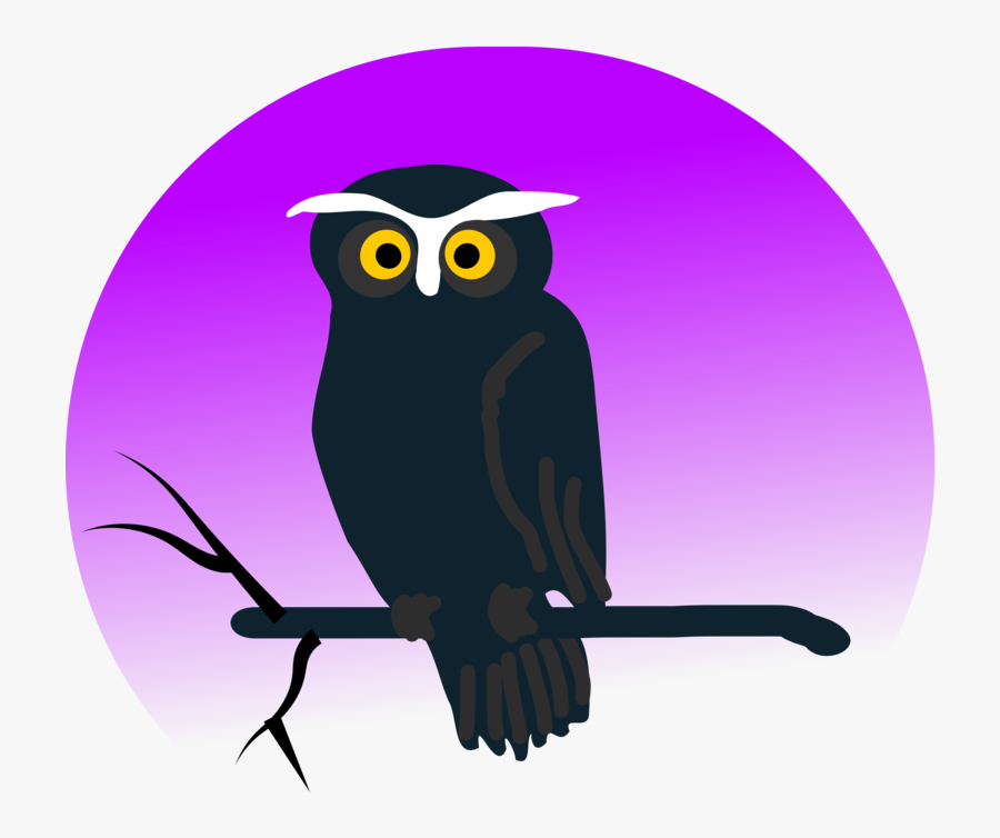 Animated Images & Vector Graphics Of Owls Clipart Stock - Owl Cartoon Halloween, Transparent Clipart