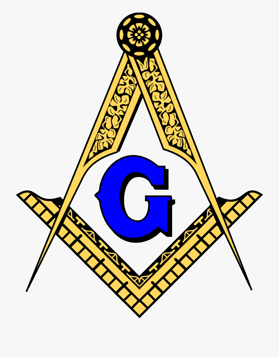 Masonic Logo Vector - Square And Compass, Transparent Clipart