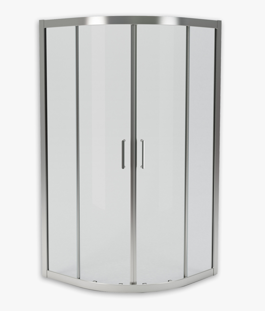 American Standard Axis 38 Curved Shower Door, Transparent Clipart