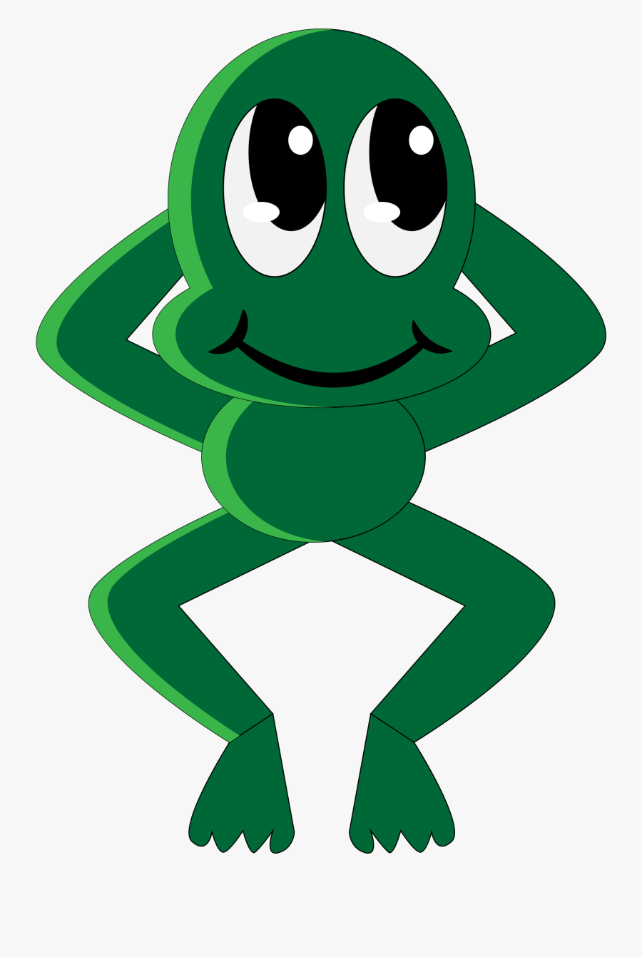 Leaf,smiley,vertebrate - Froggy Png, Transparent Clipart