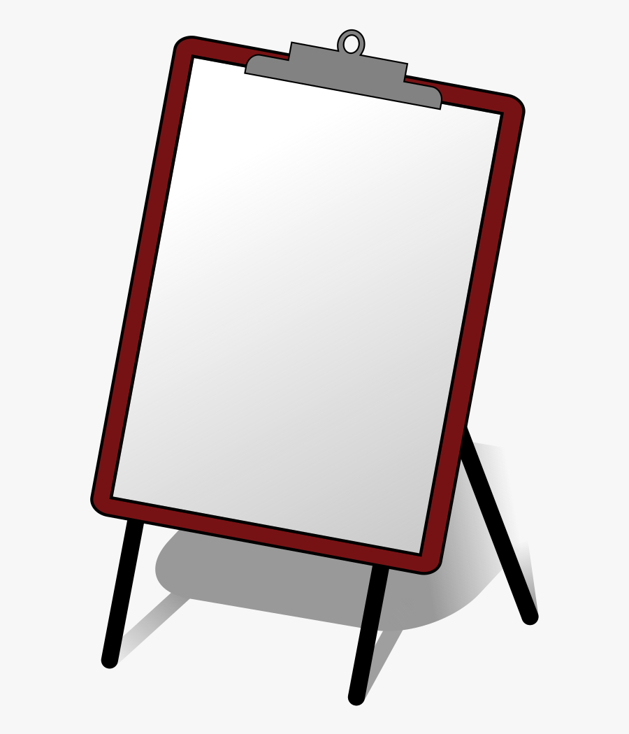 Flipchart Stand Big Image Chart Paper Clip Art , Free Transparent
