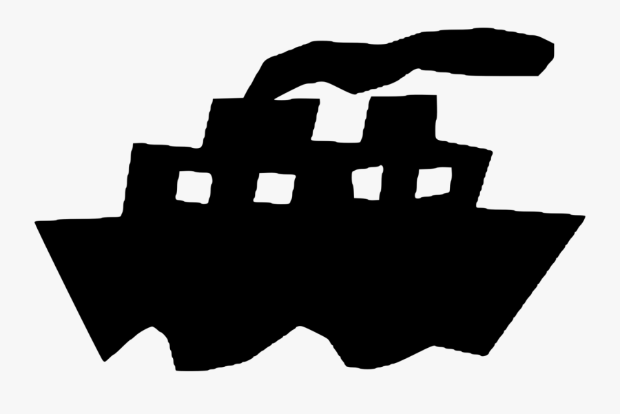 Transparent Cruise Ship Black And White Png - Ocean Liner, Transparent Clipart