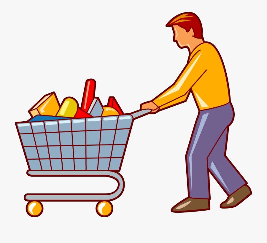 Esl Supermarket Vocabulary - Clipart Shopping, Transparent Clipart