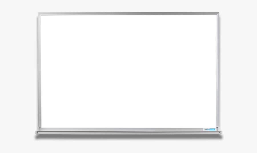 Whiteboard With Narrow Aluminum Frame - Black Dry Erase Board Transparent Background, Transparent Clipart