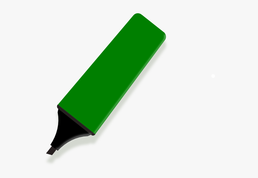 Transparent Whiteboard Marker Clipart - Marker Green, Transparent Clipart