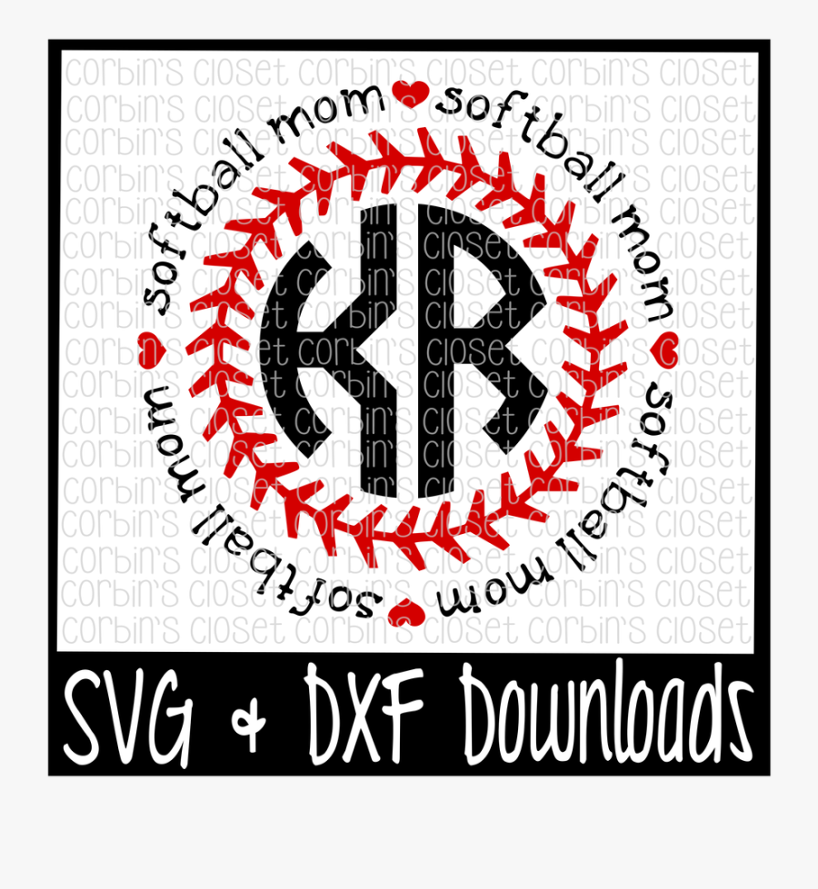 Softball Svg - Poster, Transparent Clipart