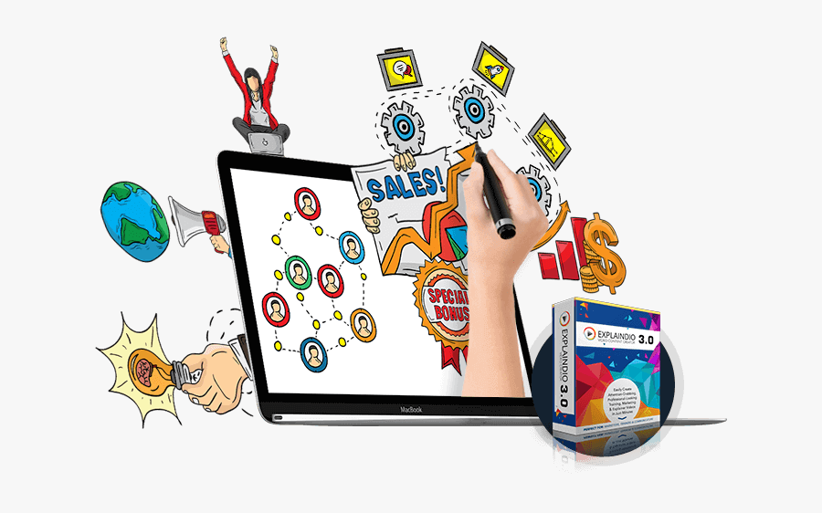 Transparent Goanimate Characters Png - Whiteboard & Explainer Videos, Transparent Clipart