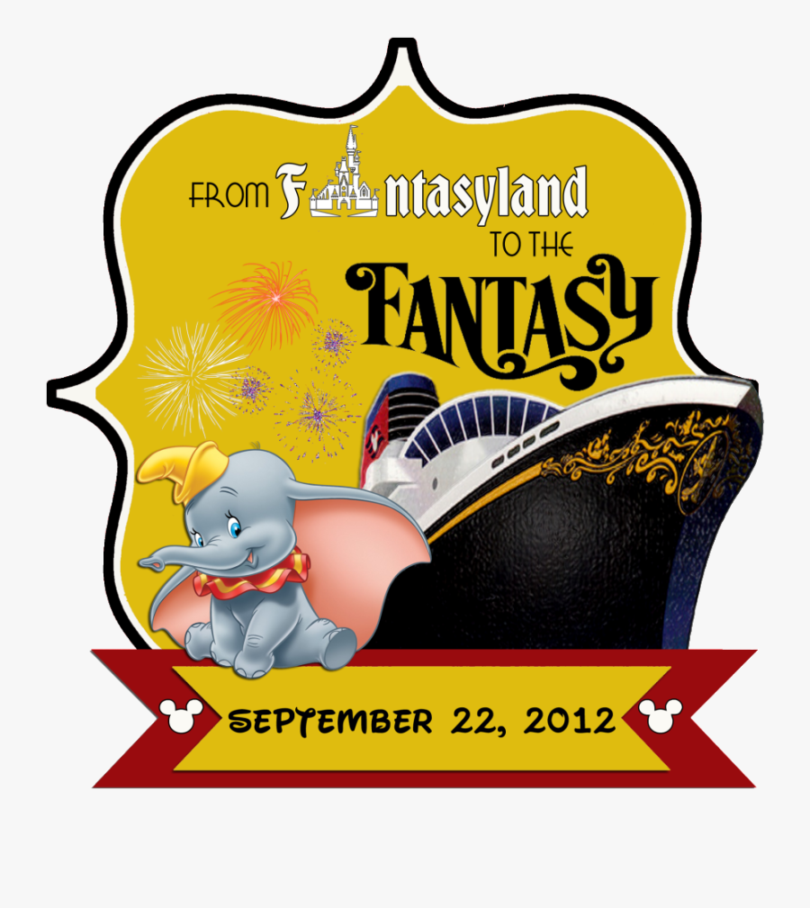 Transparent Disney Cruise Png - Disney Fantasy Cruise Logo, Transparent Clipart