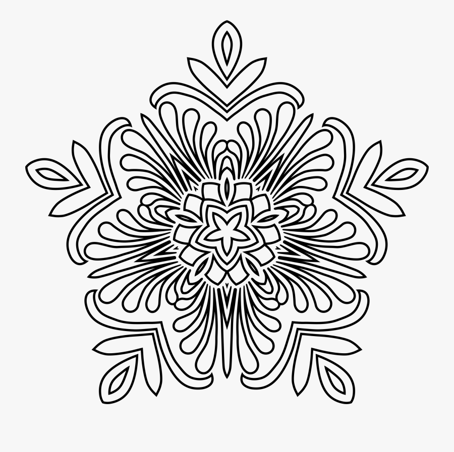 Victorian Ornament Expanded Big - Design, Transparent Clipart