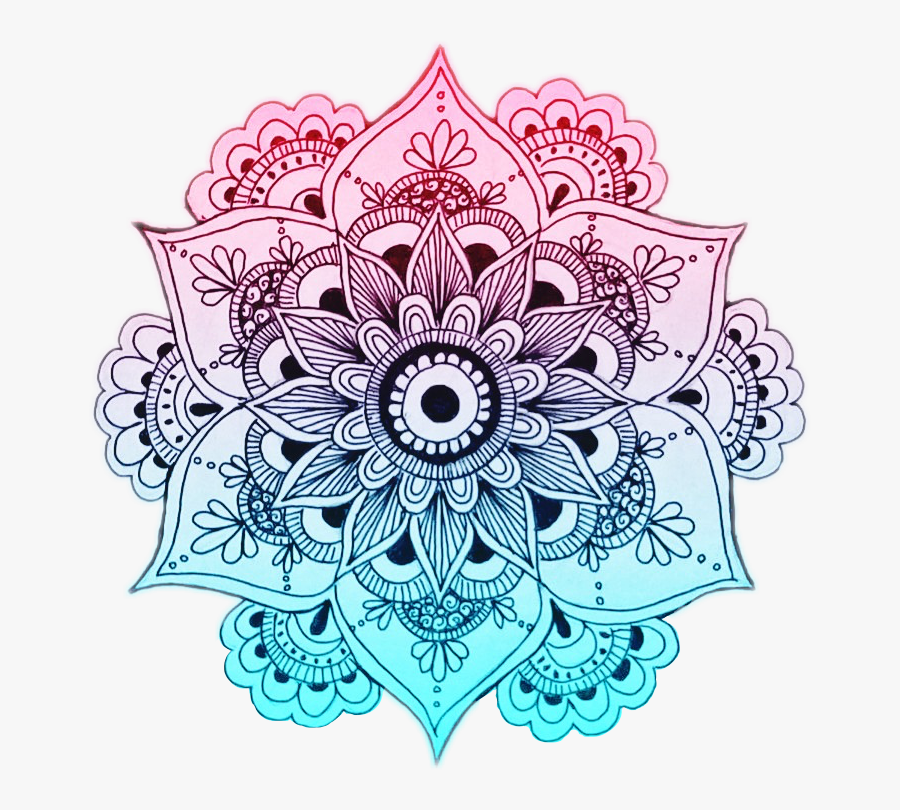 Tattoo Designs Coloring Bat Book Zentangle Mandala - Mandala Designs, Transparent Clipart
