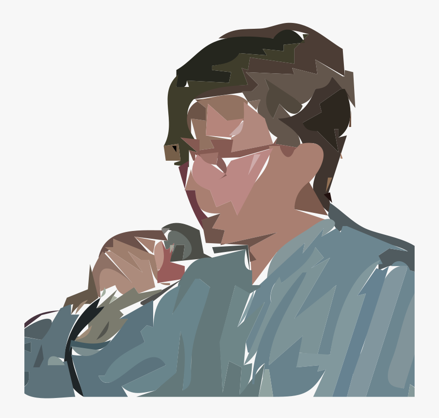 A Man Singing - Singing Clip Art, Transparent Clipart