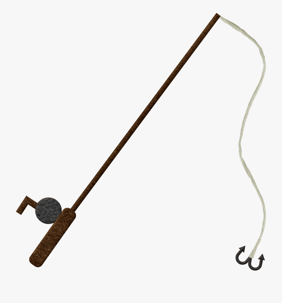 Collection Of Transparent - Fishing Rod And Line, Transparent Clipart