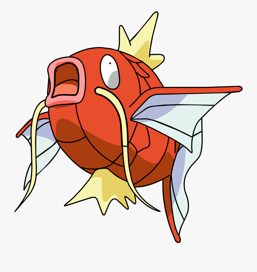 Fishing Rod Clipart Pokemon - Magikarp Png, Transparent Clipart