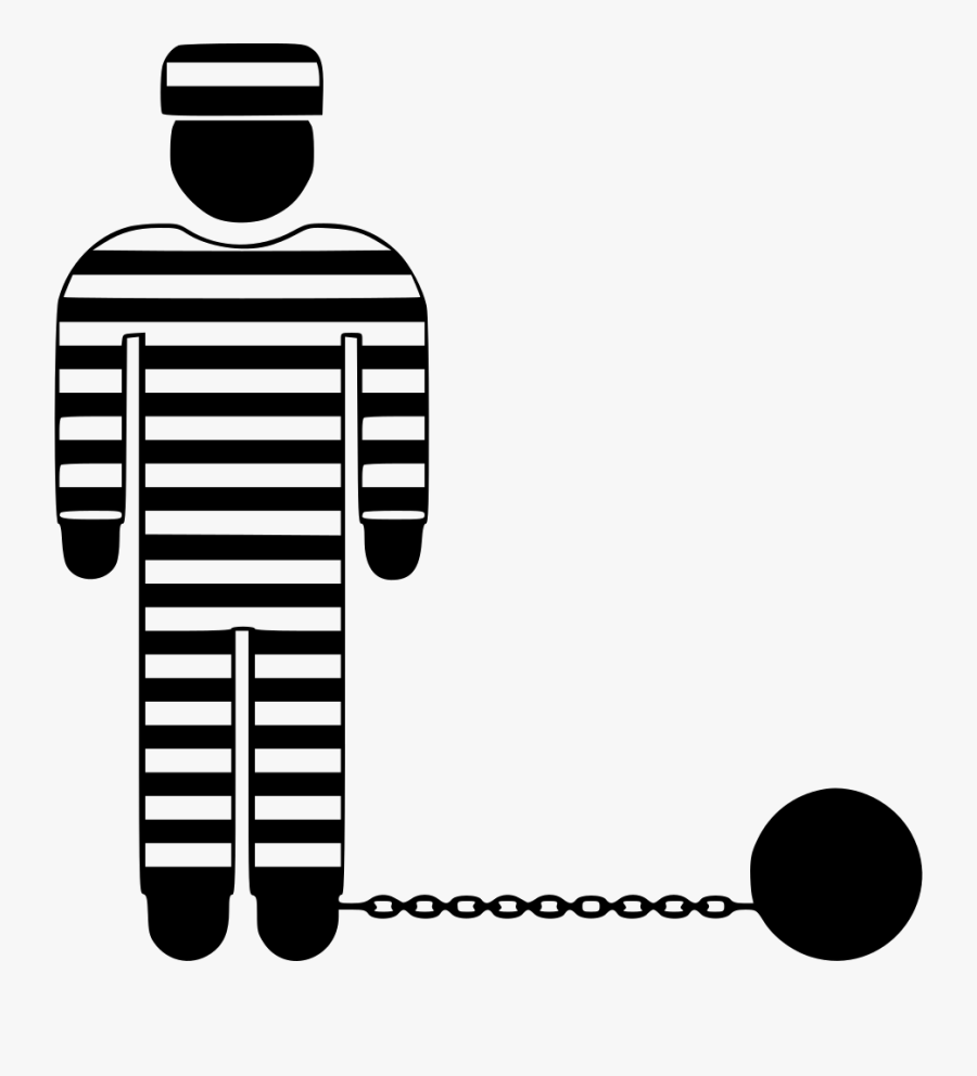 Prison Man Svg Png - Man In Prison Png, Transparent Clipart