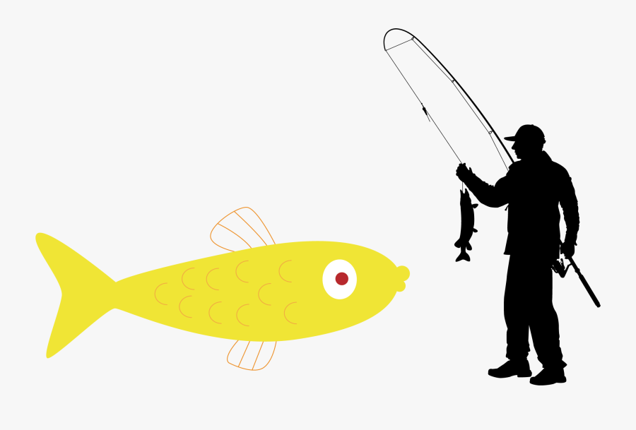 Clip Art Cartoon Fishing Pictures - Guy Fishing Logo Transparent Background, Transparent Clipart
