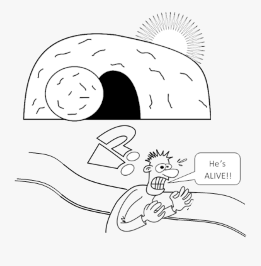 Empty Tomb Tomb Of Jesus Resurrection Of Jesus Burial - Empty Tomb Of Jesus, Transparent Clipart