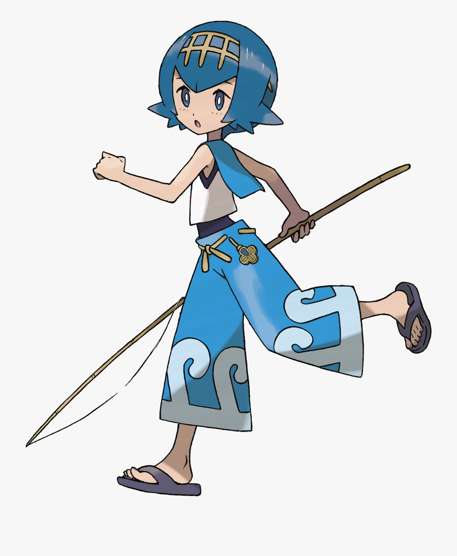 Hook Clipart Bent Fishing Pole - Lana Pokemon Sun And Moon, Transparent Clipart