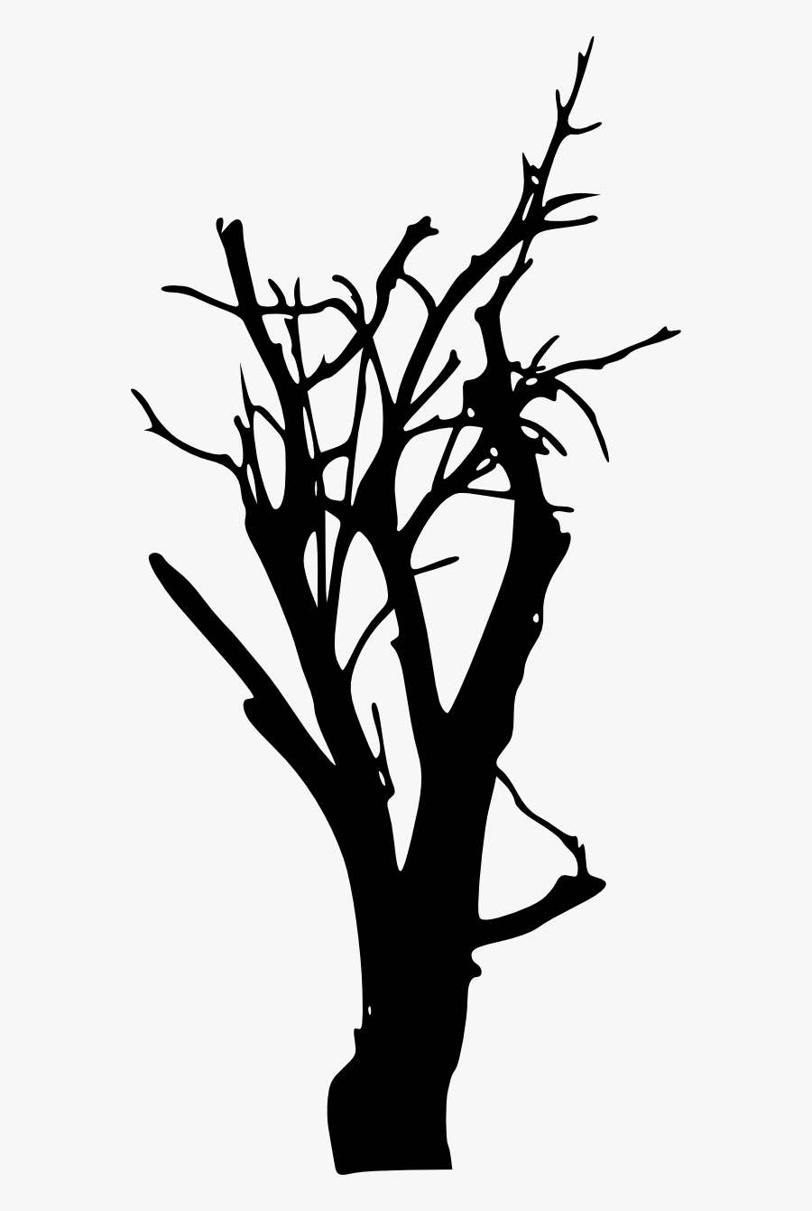 Bare Tree Images At - Bare Tree Silhouette, Transparent Clipart