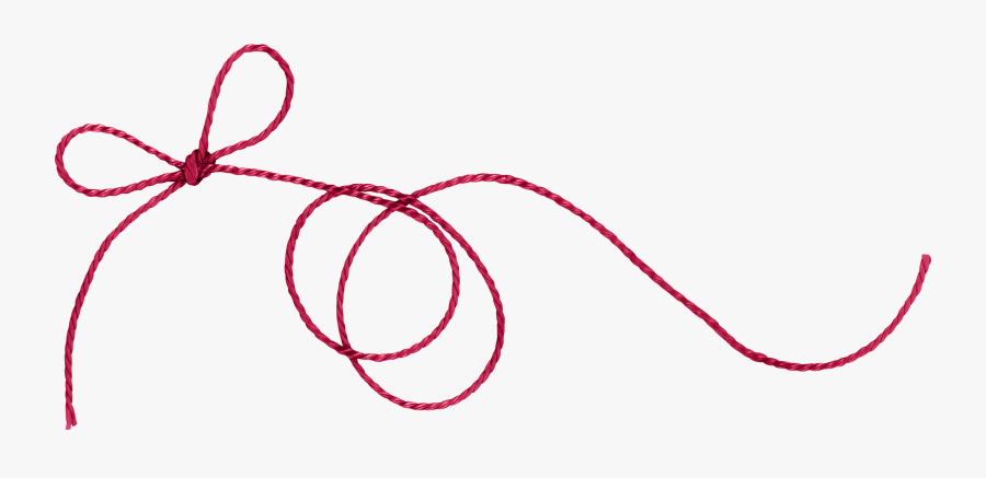 Transparent Crochet Yarn Clipart - Red String Png, Transparent Clipart