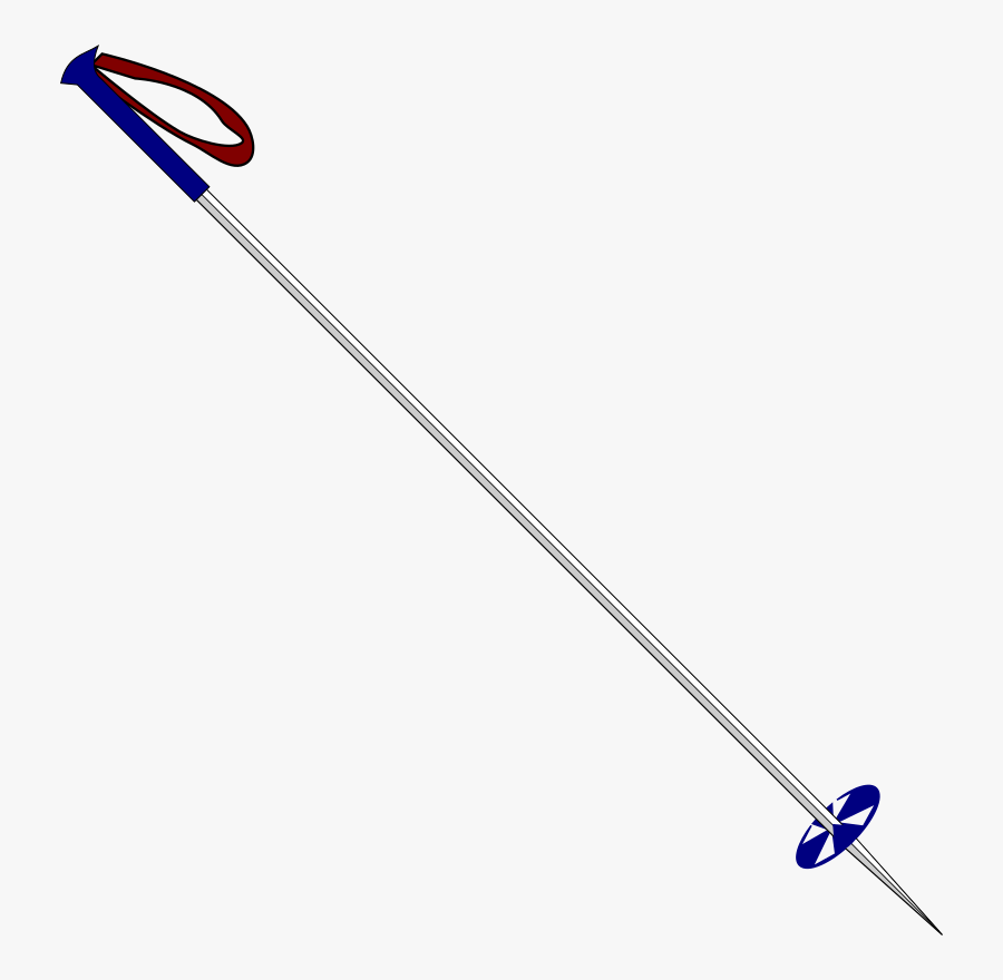 Ski Pole - Ski Poles Transparent Background, Transparent Clipart