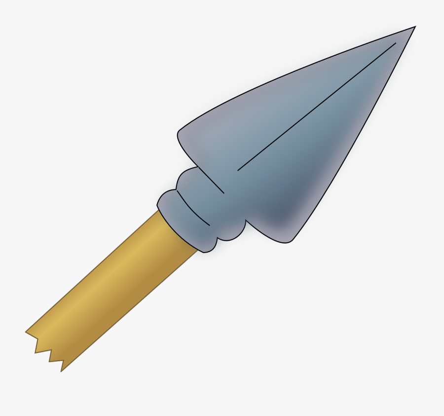 Spear Point - Animated Spear, Transparent Clipart