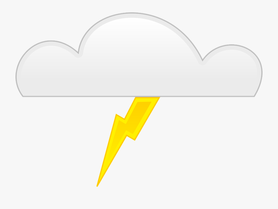 Thunder - Thunder Cartoon, Transparent Clipart