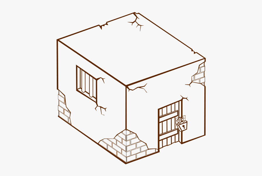 Rpg Map Symbols - Drawing Of A Jail, Transparent Clipart