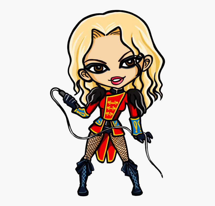 Britney Spear In Circus Tour Ver By Alien3287 - Britney Spears Cartoon, Transparent Clipart