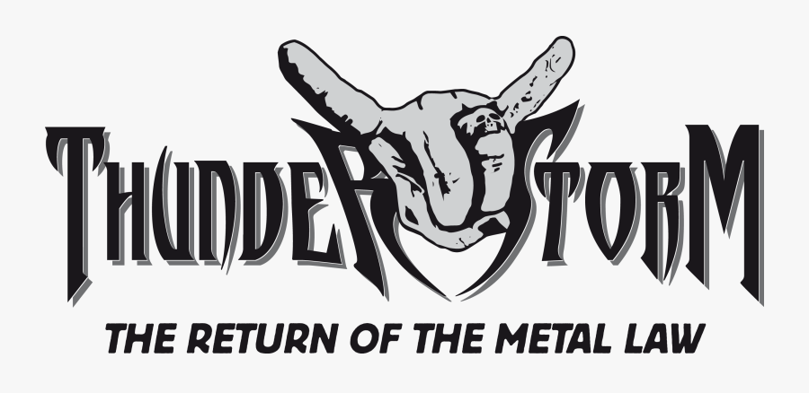 Thunderstorm Logo, Transparent Clipart