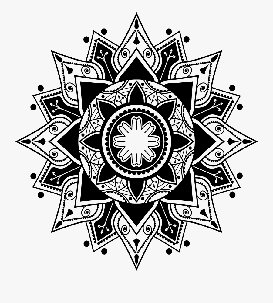 Mandala Tattoo Png, Transparent Clipart