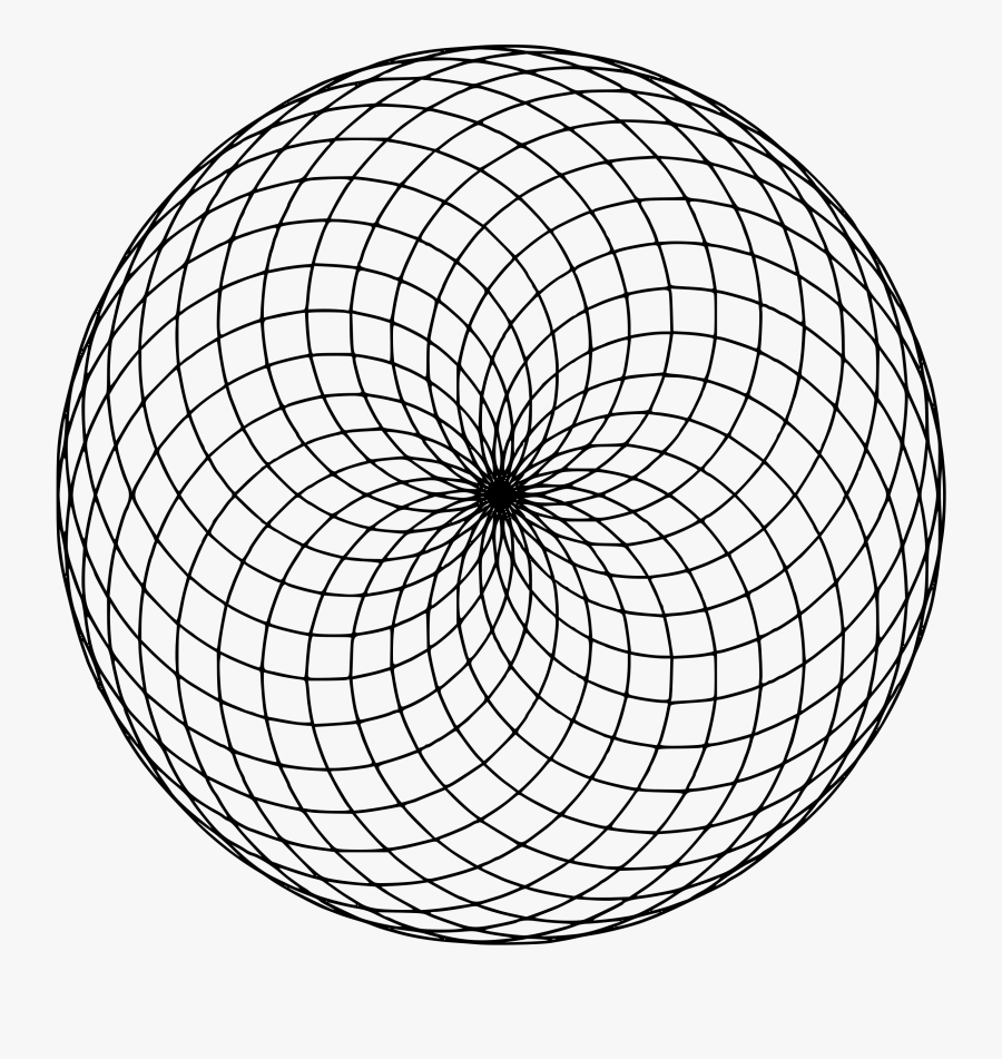 Keyboard Clipart Colouring - February Mandala, Transparent Clipart