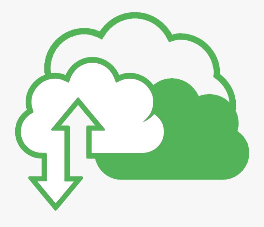 Cloud Services Icon, Transparent Clipart