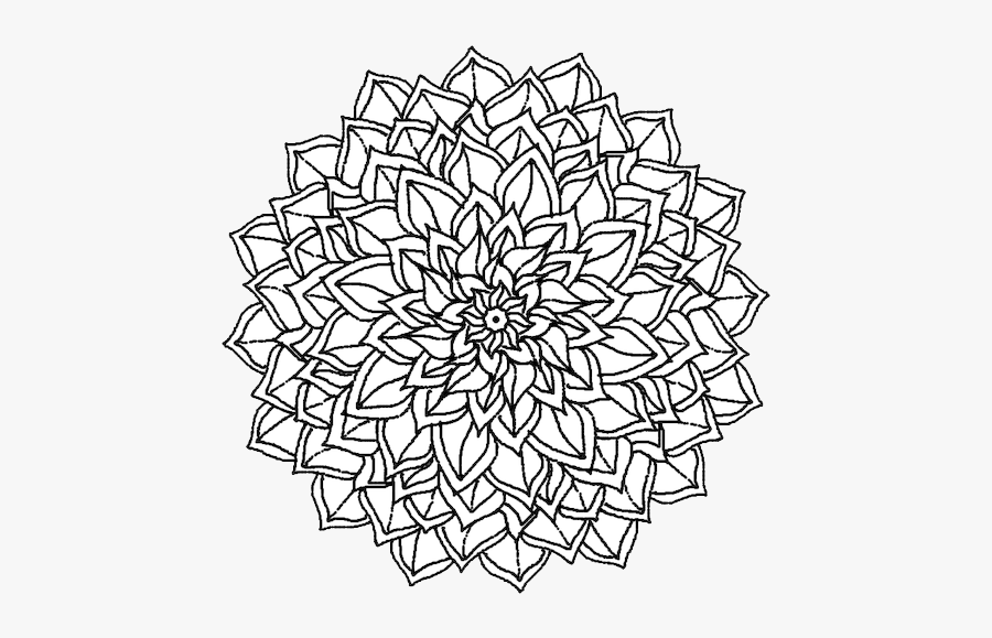 Mandala Tattoos Free Png Image - White Simple Transparent Mandala, Transparent Clipart