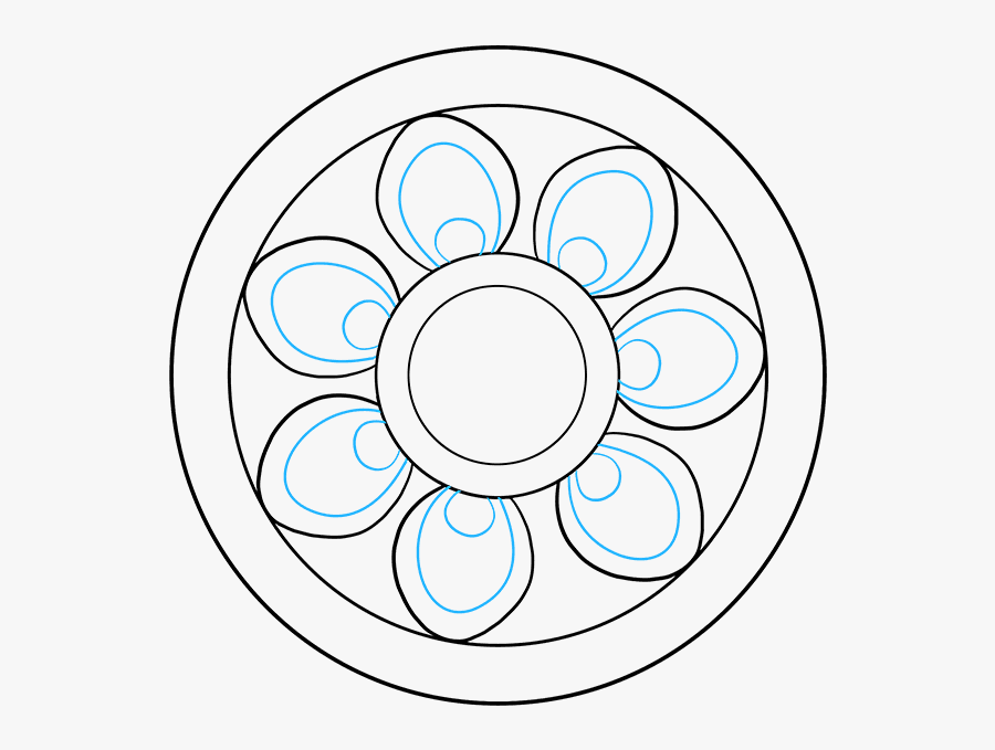 How To Draw Simple And Easy Mandala - Circle, Transparent Clipart