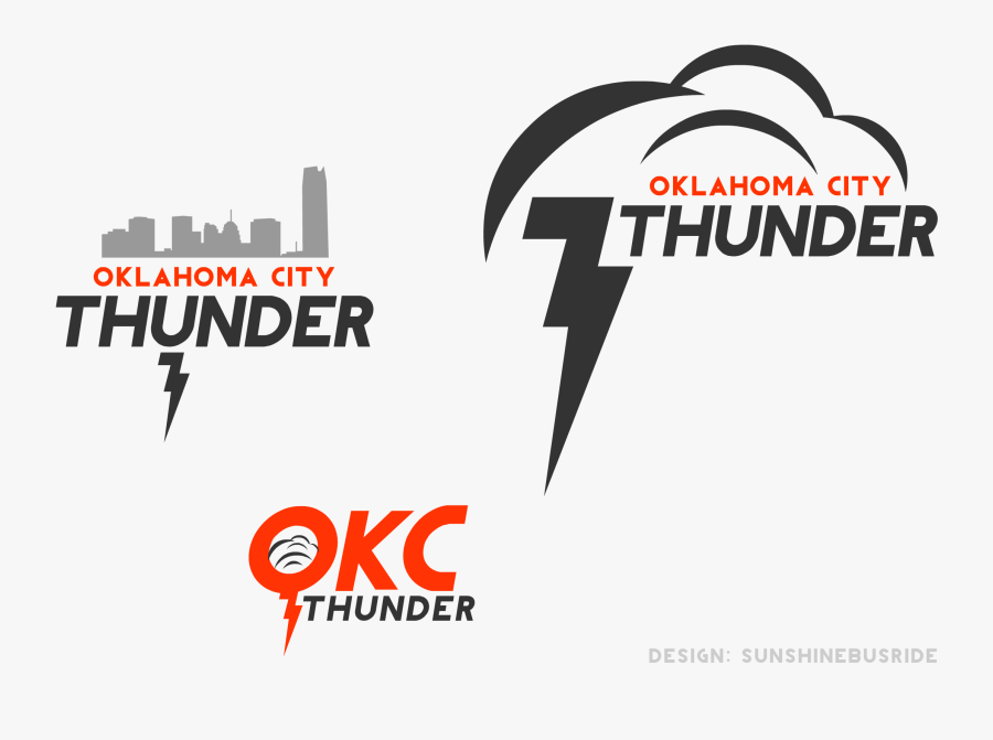Oklahoma City Thunder Clipart Oaklahoma City - Okc Thunder Transparent Letters, Transparent Clipart