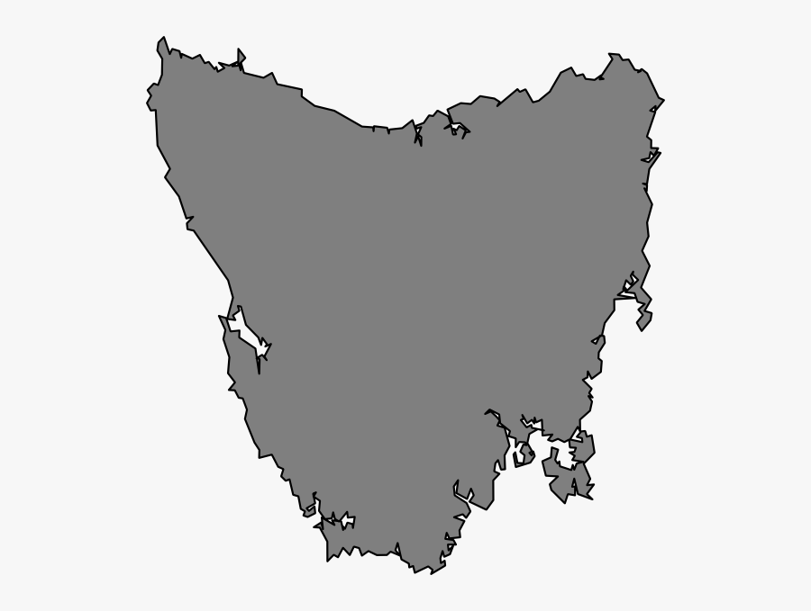Island Thunder Design Svg Clip Arts - Tasmania, Transparent Clipart