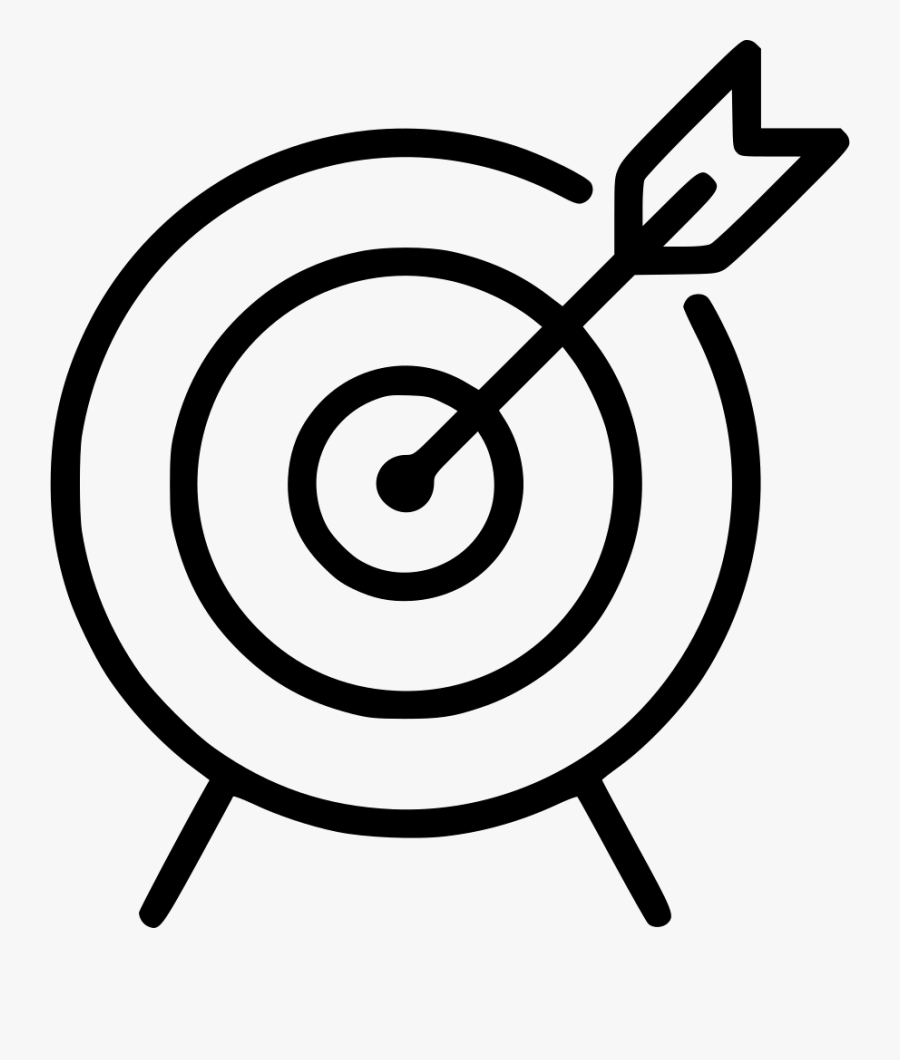 Darts Target Spear Game - Goals Icons, Transparent Clipart