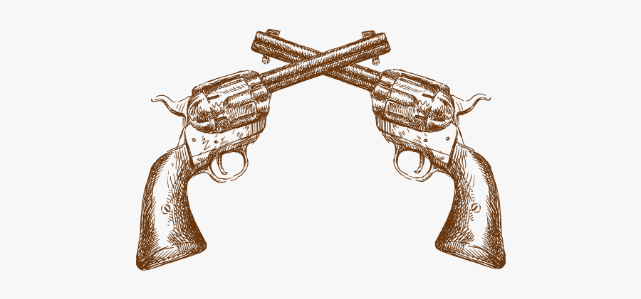 American Frontier Western Illustration, Transparent Clipart