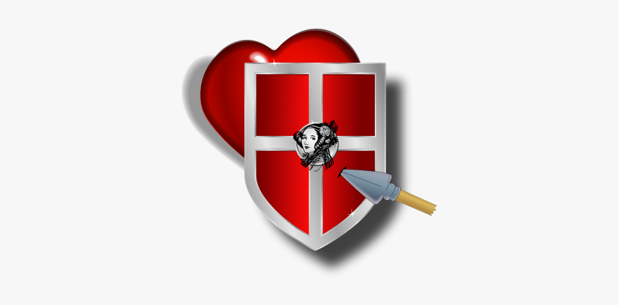 Free Heartbleed - Shield, Transparent Clipart