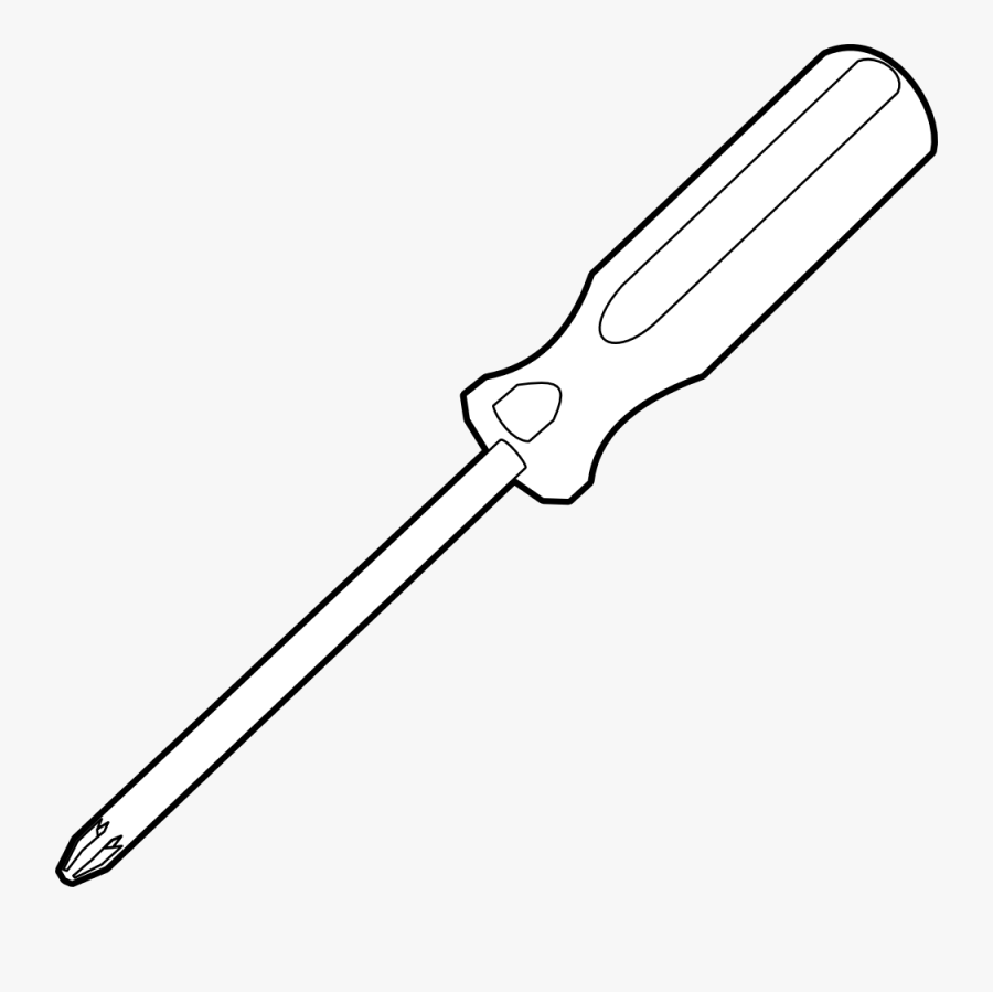 Screw-up - Clipart - Phillip Head Screwdriver Drawing, Transparent Clipart