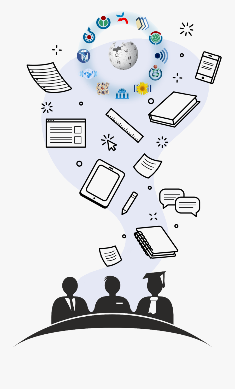 Transparent History Teacher Clipart - Knowledge Png, Transparent Clipart